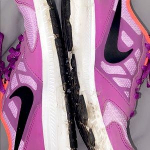 Purple Nike shoes